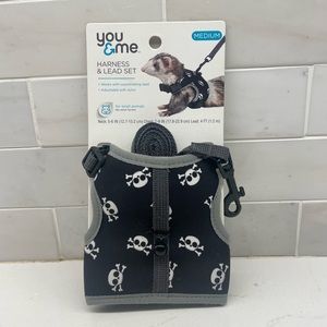 You and me harness and lead set. Size medium